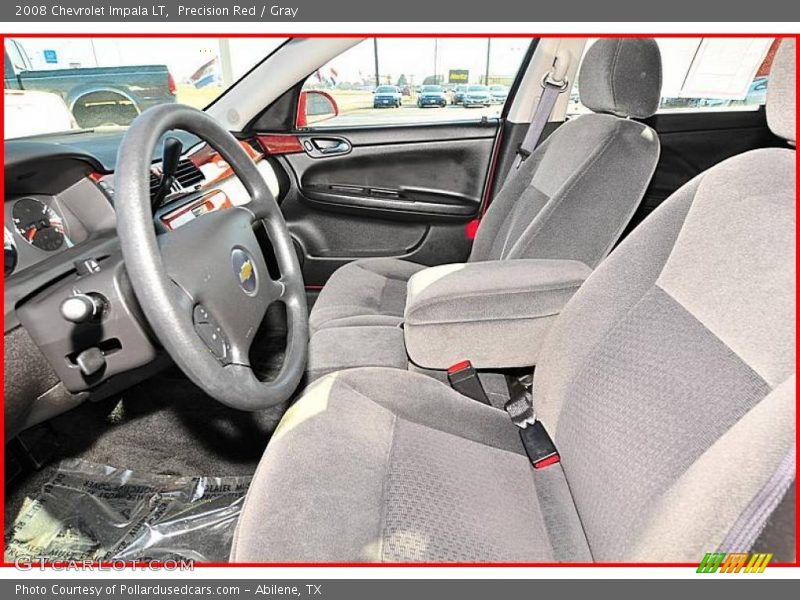 Precision Red / Gray 2008 Chevrolet Impala LT