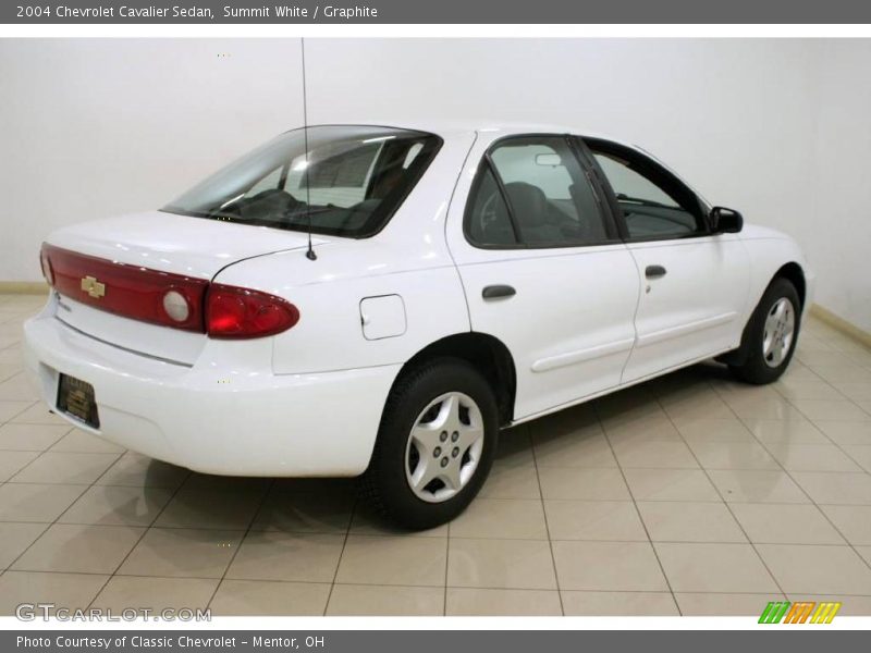Summit White / Graphite 2004 Chevrolet Cavalier Sedan