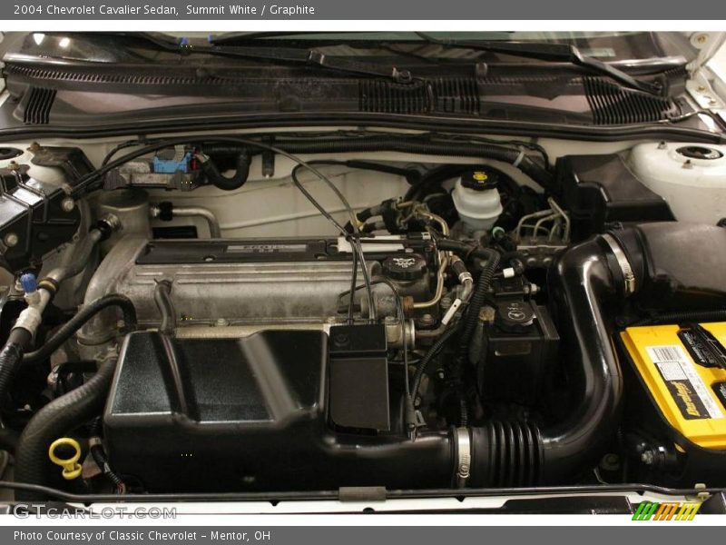 Summit White / Graphite 2004 Chevrolet Cavalier Sedan