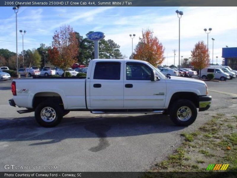 Summit White / Tan 2006 Chevrolet Silverado 2500HD LT Crew Cab 4x4