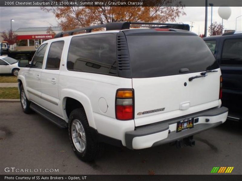 Summit White / Gray/Dark Charcoal 2006 Chevrolet Suburban Z71 1500 4x4