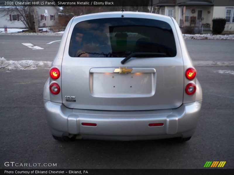 Silverstone Metallic / Ebony Black 2008 Chevrolet HHR LS Panel