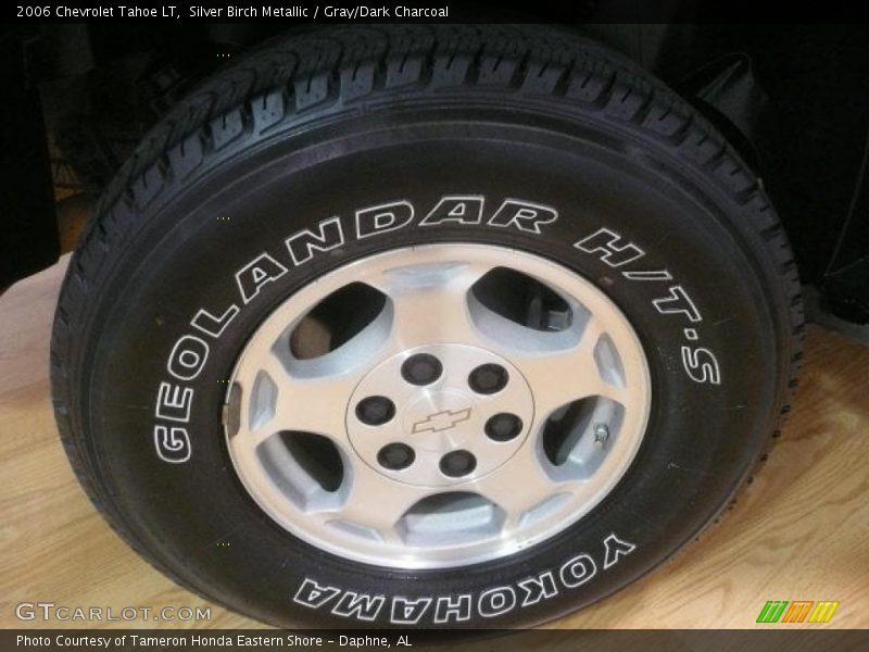 Silver Birch Metallic / Gray/Dark Charcoal 2006 Chevrolet Tahoe LT