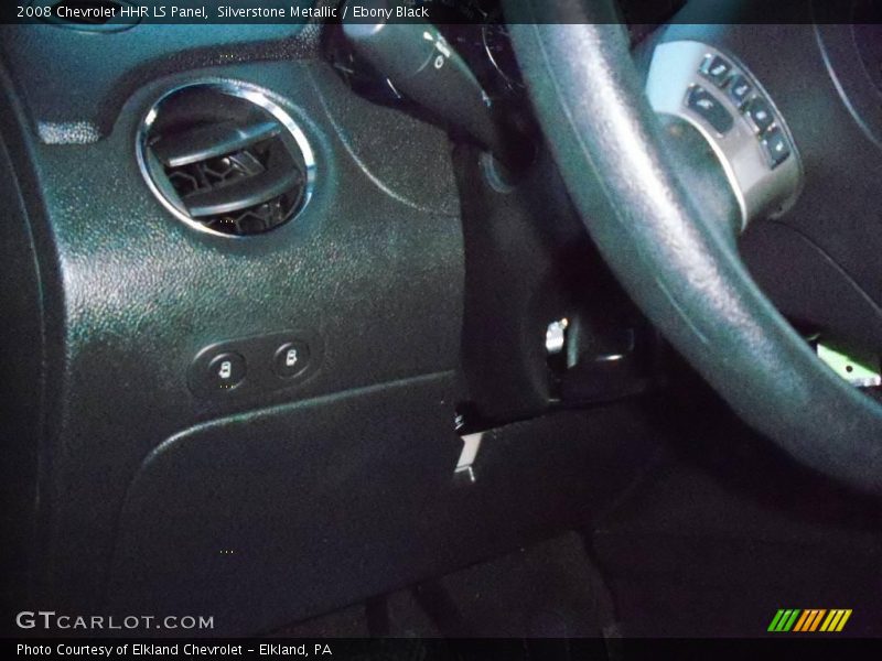 Silverstone Metallic / Ebony Black 2008 Chevrolet HHR LS Panel