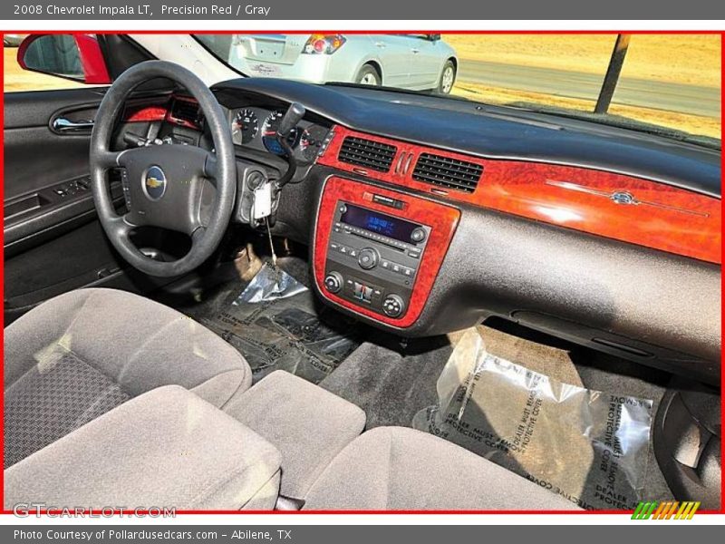 Precision Red / Gray 2008 Chevrolet Impala LT
