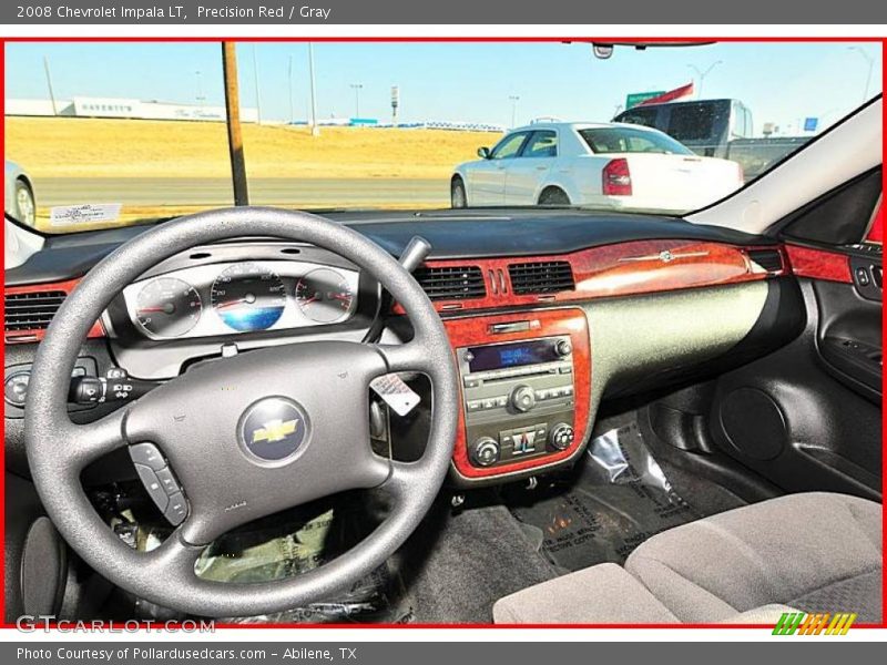 Precision Red / Gray 2008 Chevrolet Impala LT