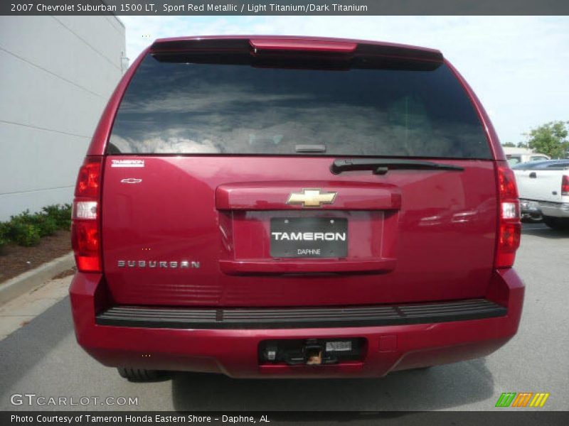 Sport Red Metallic / Light Titanium/Dark Titanium 2007 Chevrolet Suburban 1500 LT