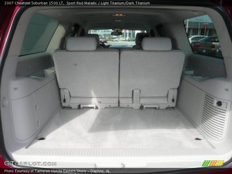Sport Red Metallic / Light Titanium/Dark Titanium 2007 Chevrolet Suburban 1500 LT