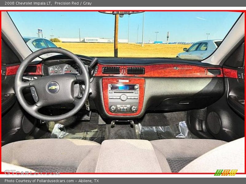 Precision Red / Gray 2008 Chevrolet Impala LT