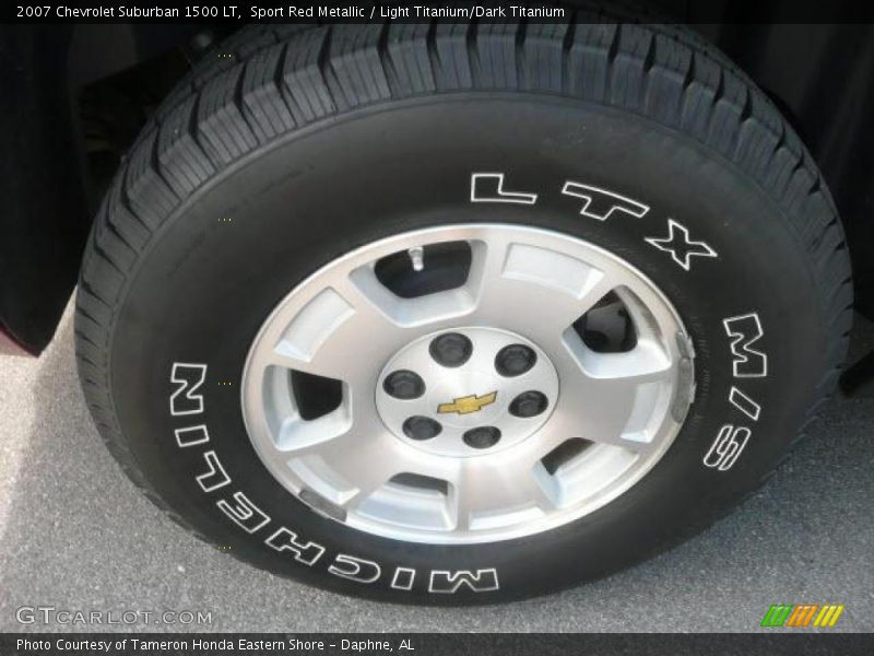 Sport Red Metallic / Light Titanium/Dark Titanium 2007 Chevrolet Suburban 1500 LT