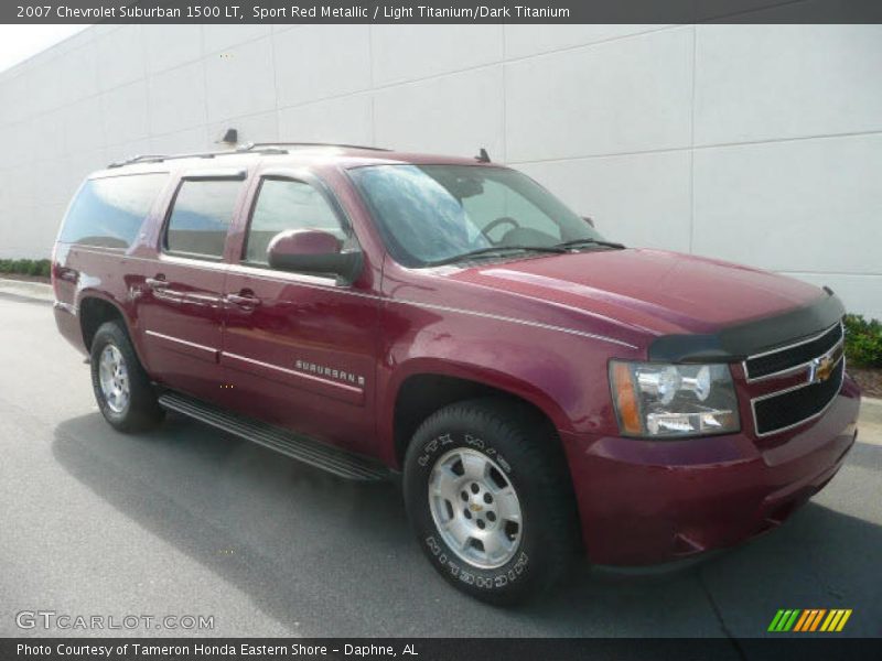Sport Red Metallic / Light Titanium/Dark Titanium 2007 Chevrolet Suburban 1500 LT