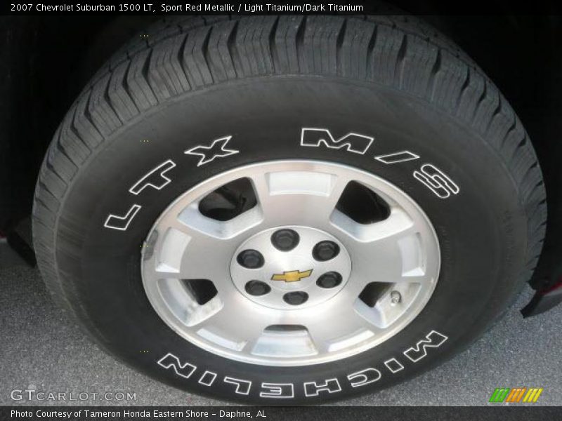 Sport Red Metallic / Light Titanium/Dark Titanium 2007 Chevrolet Suburban 1500 LT