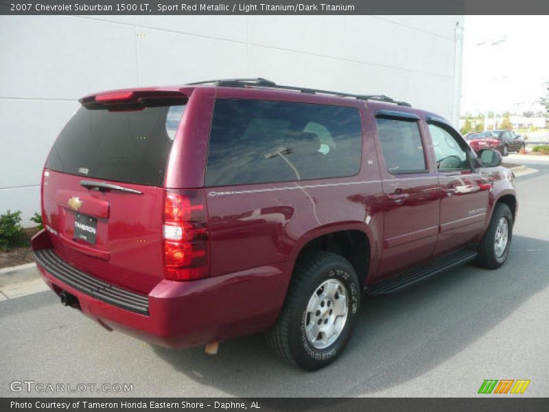 Sport Red Metallic / Light Titanium/Dark Titanium 2007 Chevrolet Suburban 1500 LT