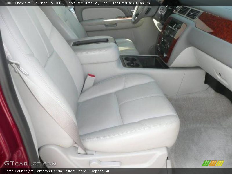 Sport Red Metallic / Light Titanium/Dark Titanium 2007 Chevrolet Suburban 1500 LT