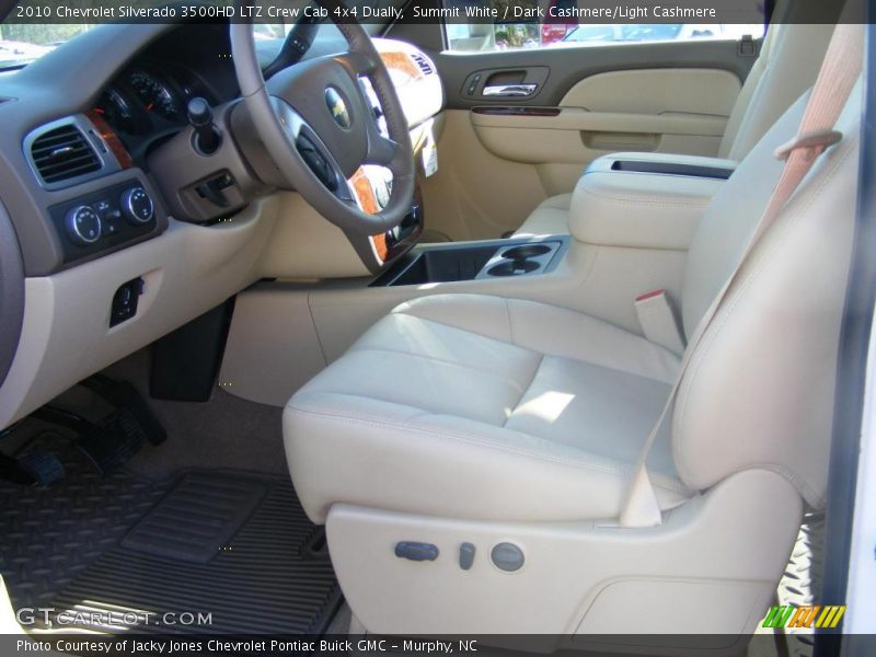 Summit White / Dark Cashmere/Light Cashmere 2010 Chevrolet Silverado 3500HD LTZ Crew Cab 4x4 Dually