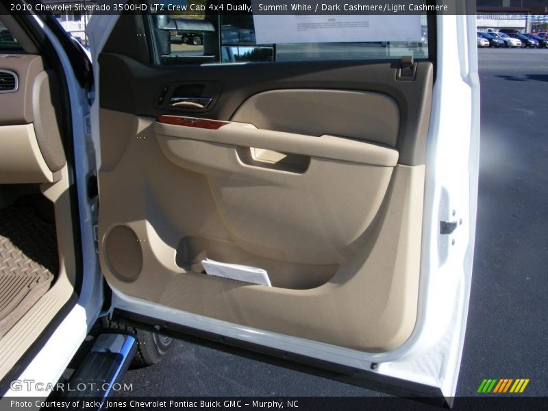 Summit White / Dark Cashmere/Light Cashmere 2010 Chevrolet Silverado 3500HD LTZ Crew Cab 4x4 Dually
