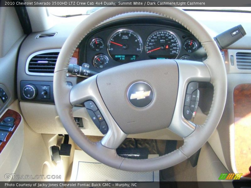 Summit White / Dark Cashmere/Light Cashmere 2010 Chevrolet Silverado 3500HD LTZ Crew Cab 4x4 Dually