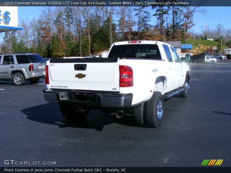 Summit White / Dark Cashmere/Light Cashmere 2010 Chevrolet Silverado 3500HD LTZ Crew Cab 4x4 Dually