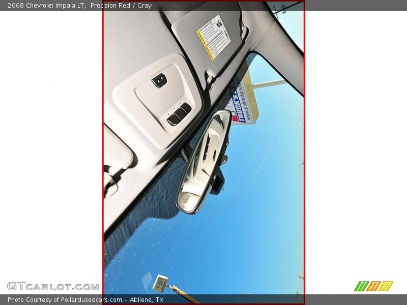 Precision Red / Gray 2008 Chevrolet Impala LT