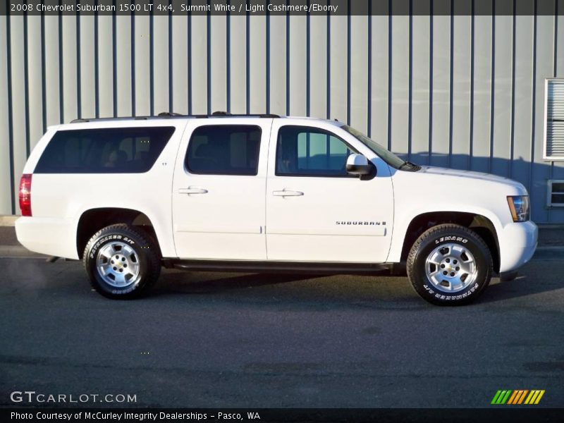 Summit White / Light Cashmere/Ebony 2008 Chevrolet Suburban 1500 LT 4x4