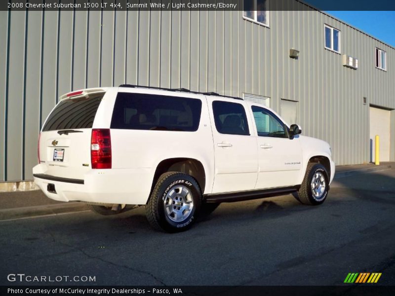 Summit White / Light Cashmere/Ebony 2008 Chevrolet Suburban 1500 LT 4x4