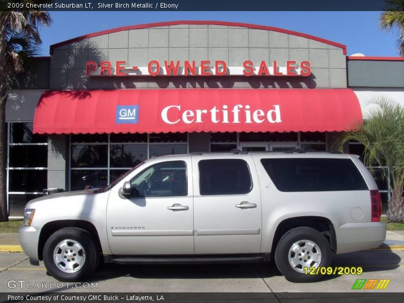 Silver Birch Metallic / Ebony 2009 Chevrolet Suburban LT