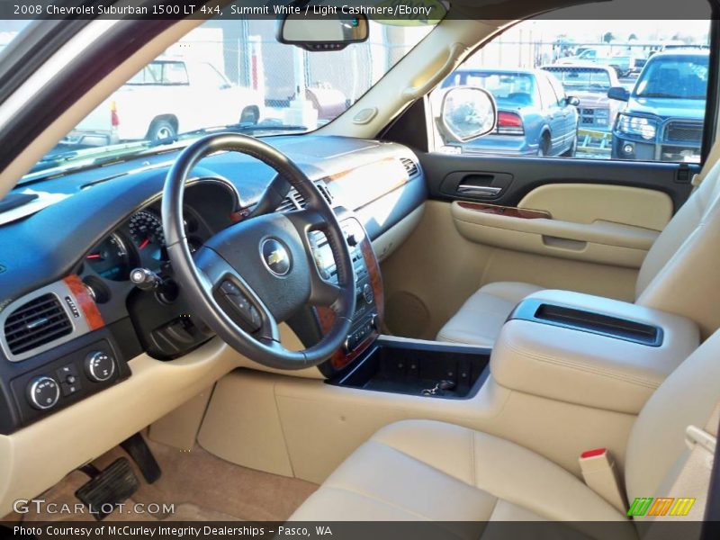 Summit White / Light Cashmere/Ebony 2008 Chevrolet Suburban 1500 LT 4x4