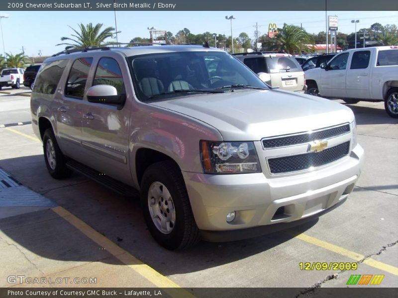 Silver Birch Metallic / Ebony 2009 Chevrolet Suburban LT