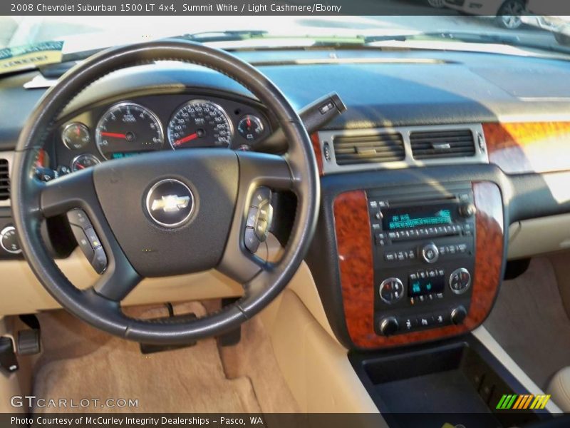 Summit White / Light Cashmere/Ebony 2008 Chevrolet Suburban 1500 LT 4x4