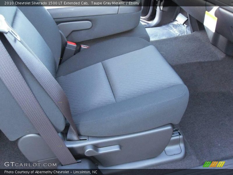 Taupe Gray Metallic / Ebony 2010 Chevrolet Silverado 1500 LT Extended Cab
