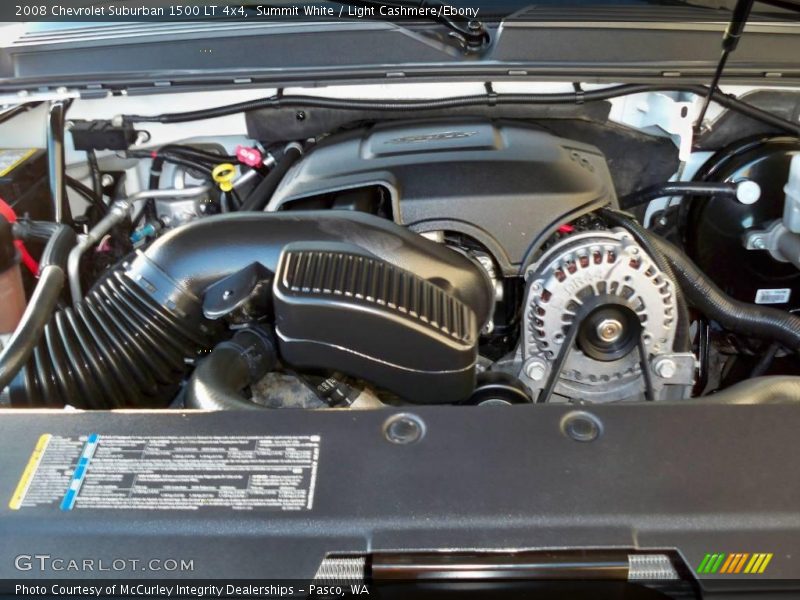 Summit White / Light Cashmere/Ebony 2008 Chevrolet Suburban 1500 LT 4x4