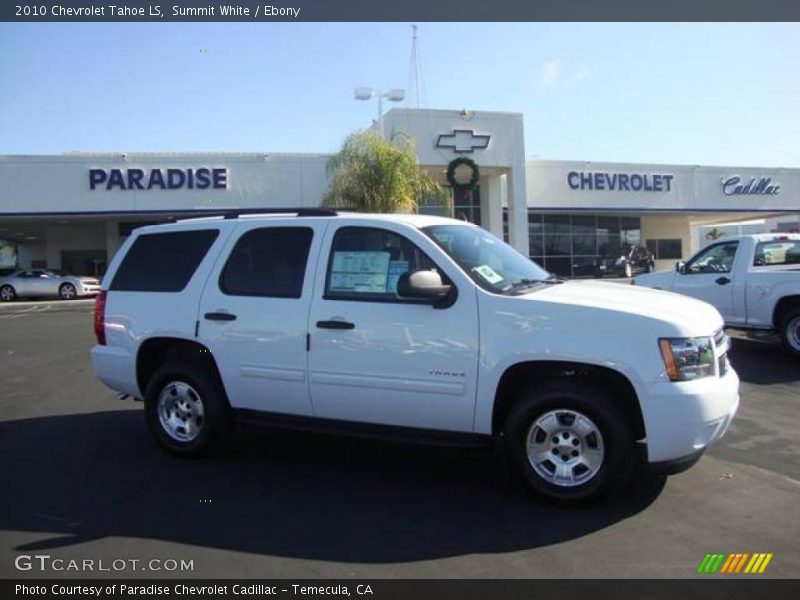 Summit White / Ebony 2010 Chevrolet Tahoe LS