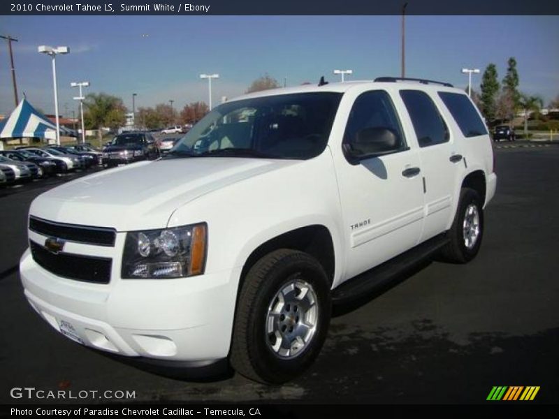 Summit White / Ebony 2010 Chevrolet Tahoe LS