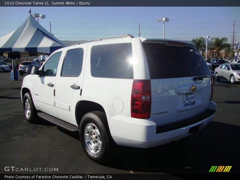 Summit White / Ebony 2010 Chevrolet Tahoe LS