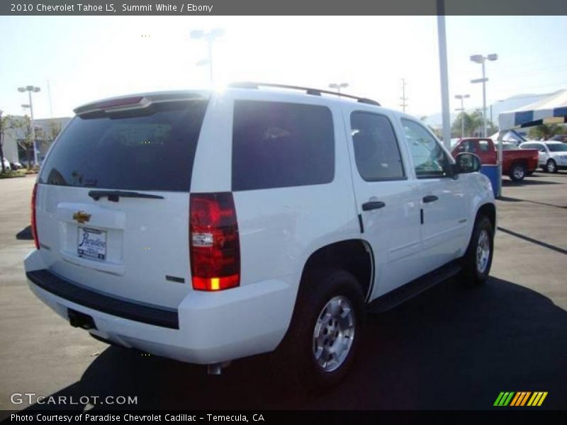 Summit White / Ebony 2010 Chevrolet Tahoe LS