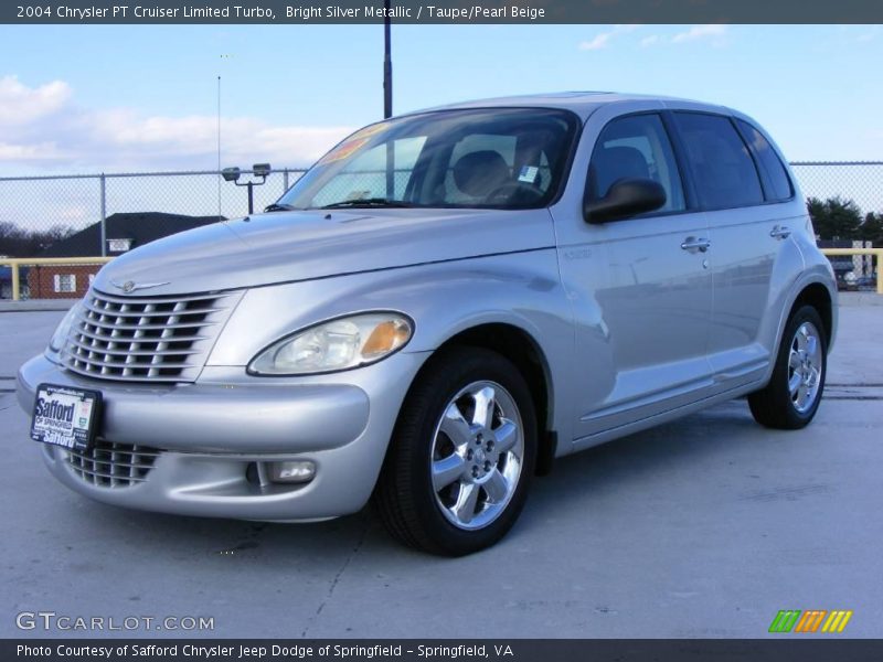 Bright Silver Metallic / Taupe/Pearl Beige 2004 Chrysler PT Cruiser Limited Turbo