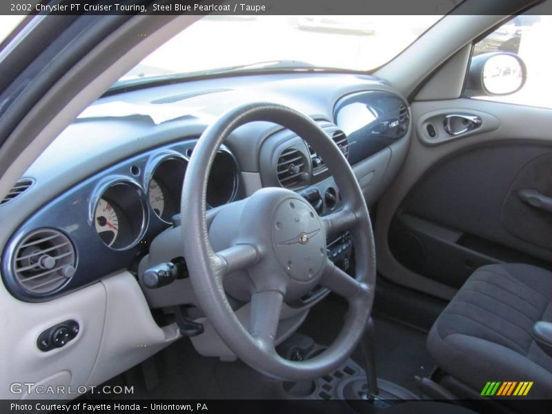 Steel Blue Pearlcoat / Taupe 2002 Chrysler PT Cruiser Touring