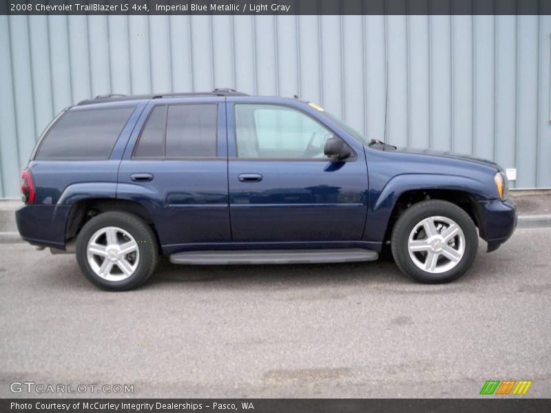 Imperial Blue Metallic / Light Gray 2008 Chevrolet TrailBlazer LS 4x4