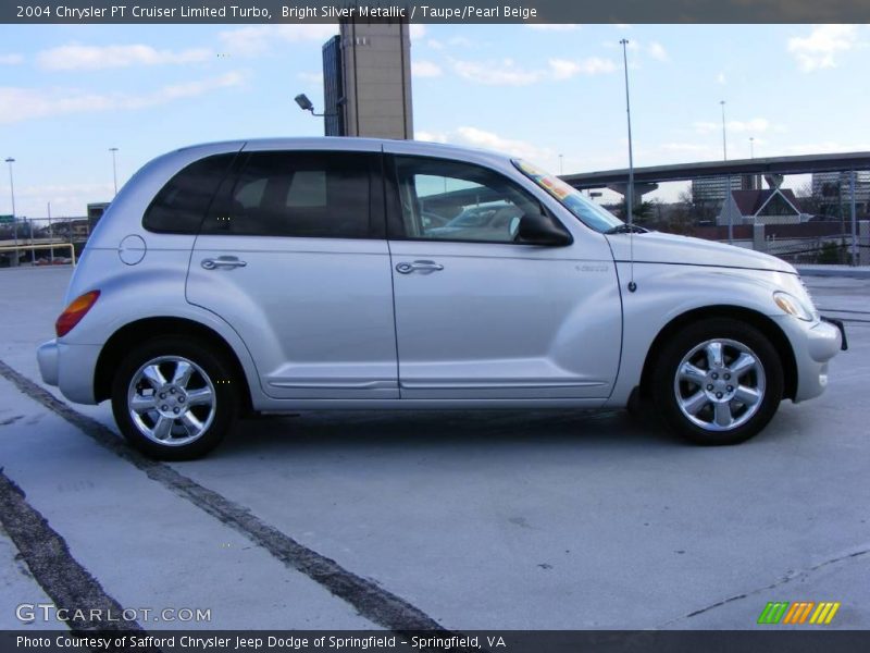 Bright Silver Metallic / Taupe/Pearl Beige 2004 Chrysler PT Cruiser Limited Turbo