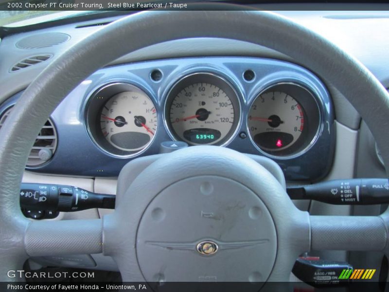 Steel Blue Pearlcoat / Taupe 2002 Chrysler PT Cruiser Touring