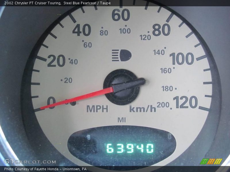 Steel Blue Pearlcoat / Taupe 2002 Chrysler PT Cruiser Touring