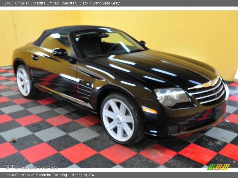 Black / Dark Slate Grey 2005 Chrysler Crossfire Limited Roadster