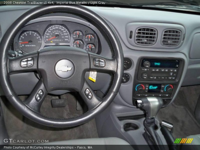 Imperial Blue Metallic / Light Gray 2008 Chevrolet TrailBlazer LS 4x4