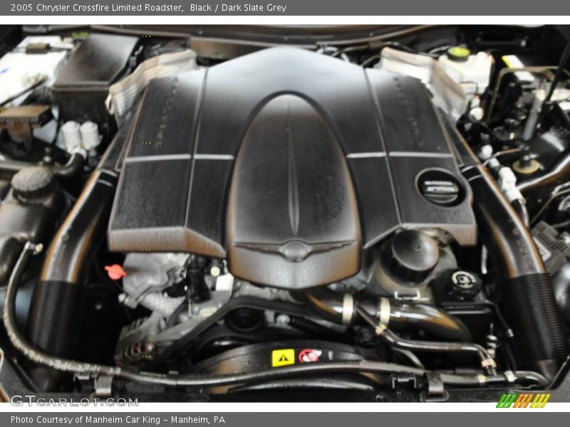 Black / Dark Slate Grey 2005 Chrysler Crossfire Limited Roadster