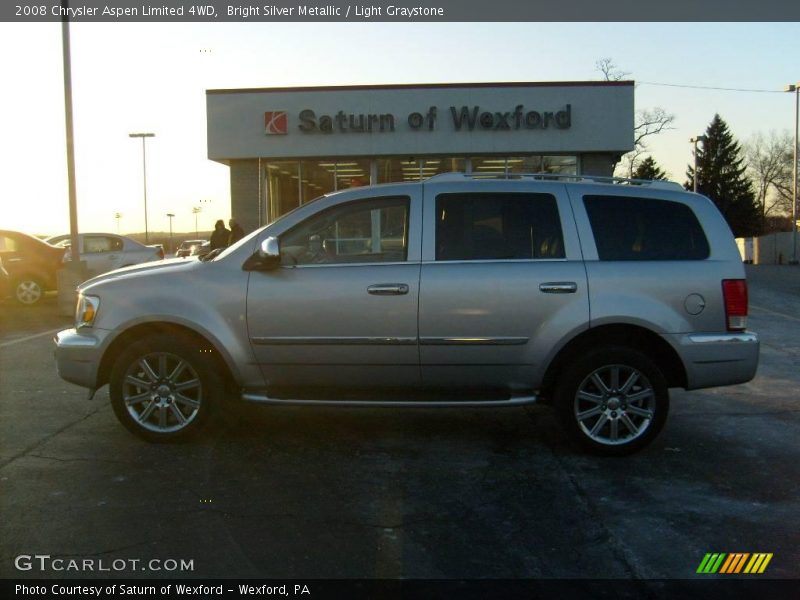 Bright Silver Metallic / Light Graystone 2008 Chrysler Aspen Limited 4WD