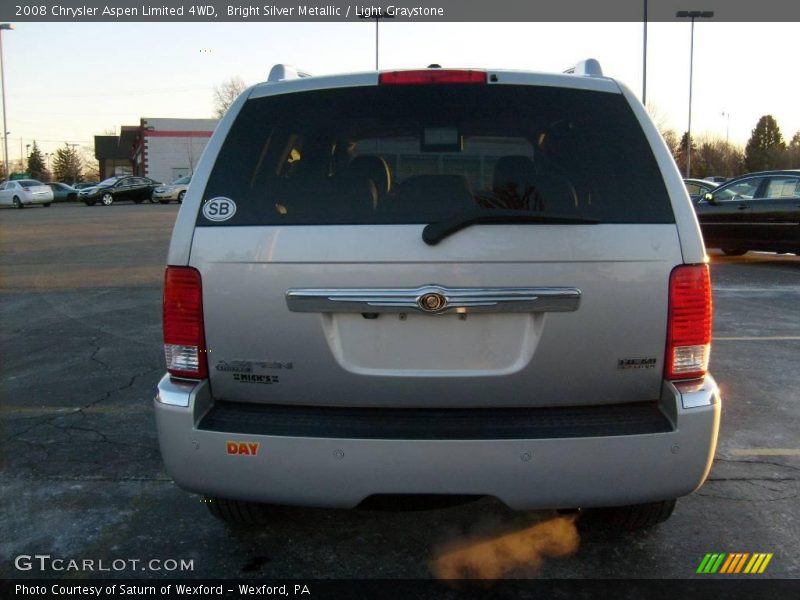 Bright Silver Metallic / Light Graystone 2008 Chrysler Aspen Limited 4WD