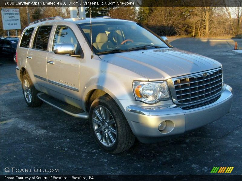 Bright Silver Metallic / Light Graystone 2008 Chrysler Aspen Limited 4WD