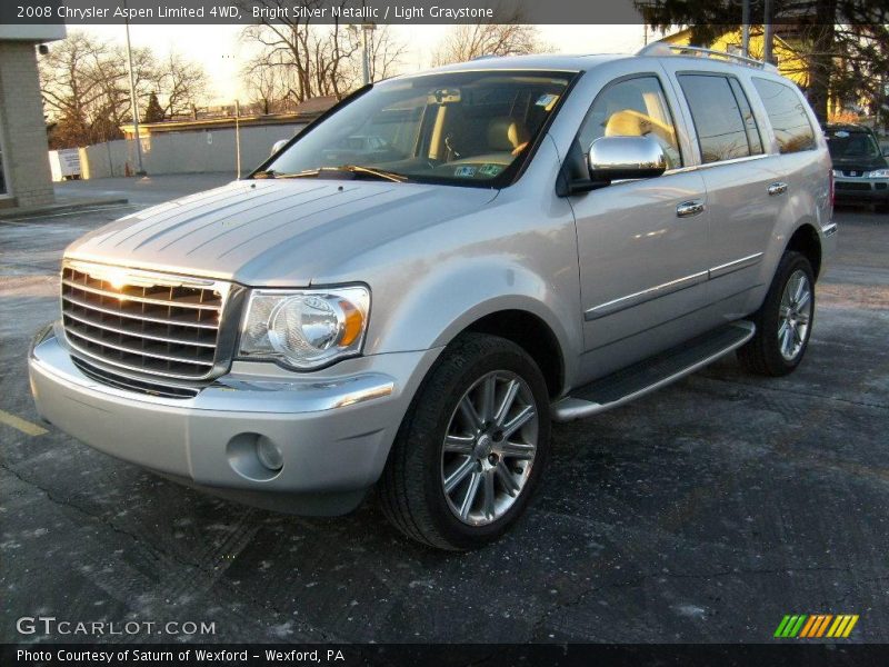 Bright Silver Metallic / Light Graystone 2008 Chrysler Aspen Limited 4WD