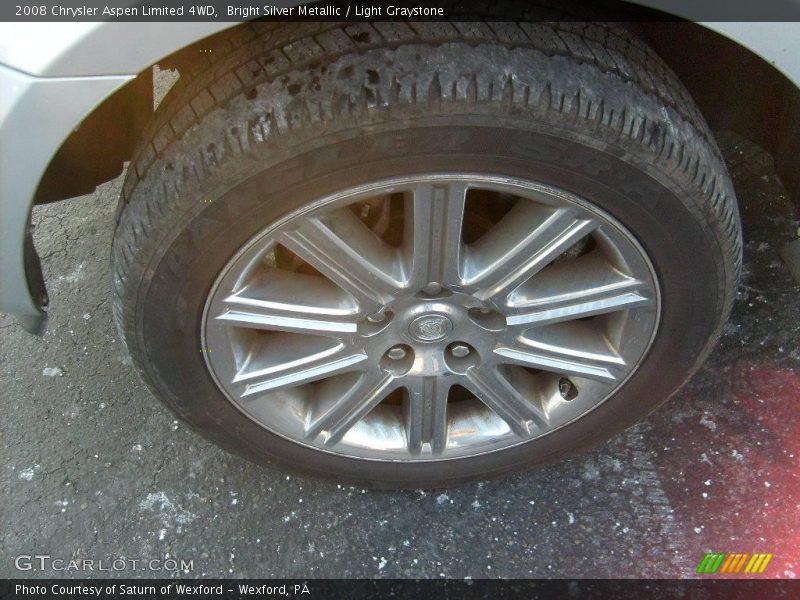 Bright Silver Metallic / Light Graystone 2008 Chrysler Aspen Limited 4WD