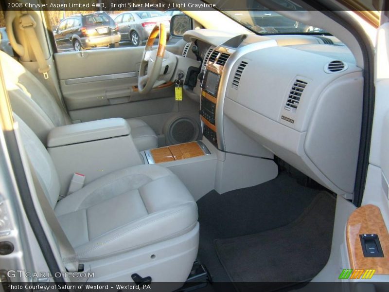 Bright Silver Metallic / Light Graystone 2008 Chrysler Aspen Limited 4WD